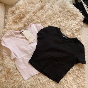 BUNDLE zara crop tops